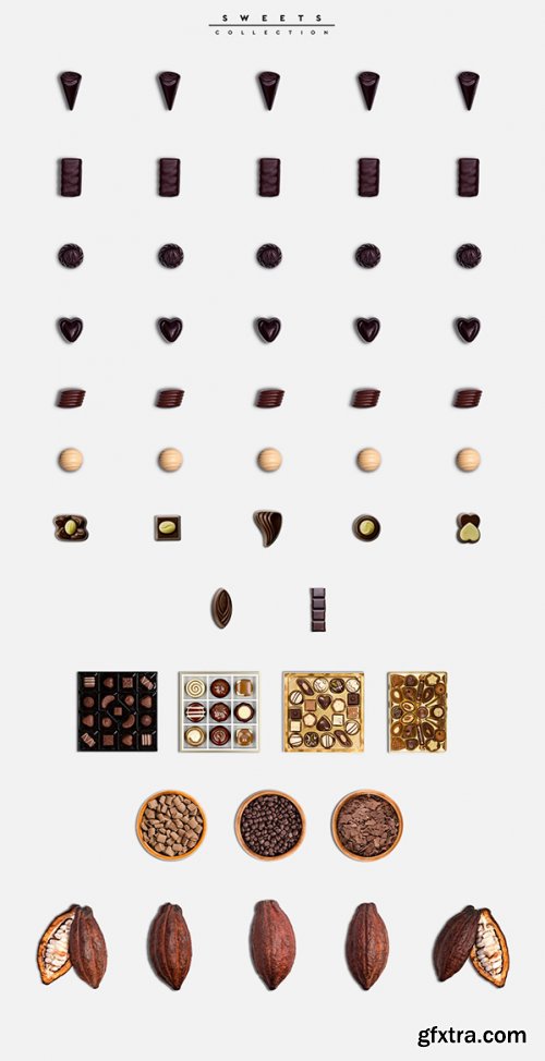 CreativeMarket - Chocolate Scene Creator #01 4473209