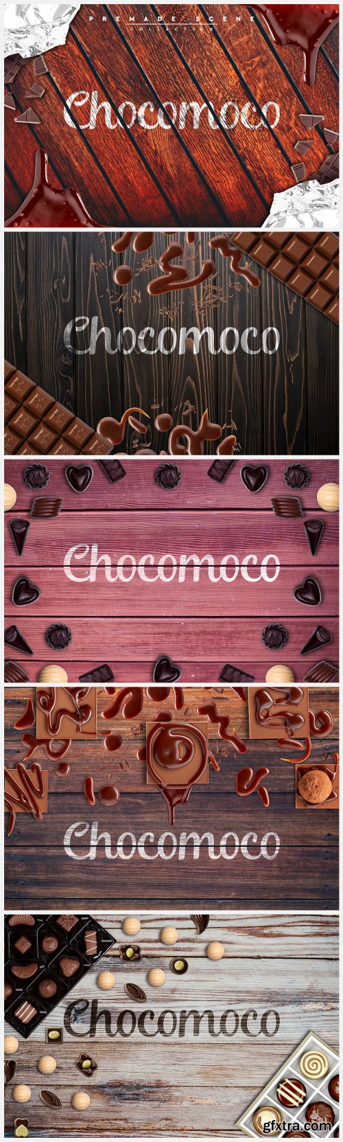 CreativeMarket - Chocolate Scene Creator #01 4473209