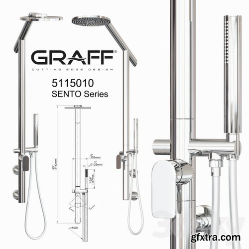 Graff Shower set 5115010 SENTO Series