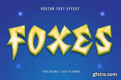 Text Style Effect vector vol 1