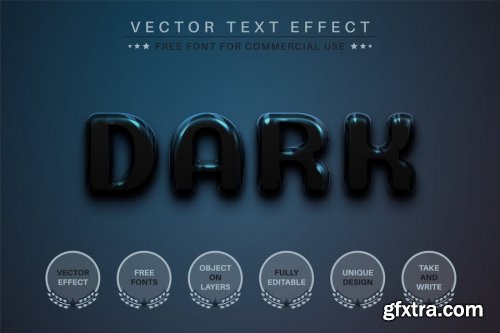 Text Style Effect vector vol 3