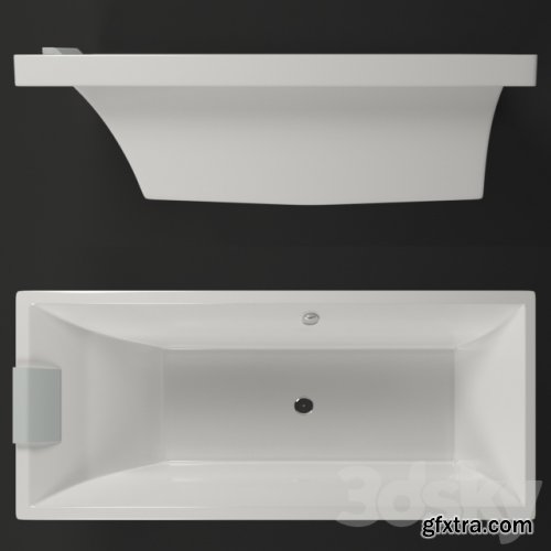 Bathtub Villeroy &amp; Boch Squaro, bath mixer Villeroy &amp; Boch Subway