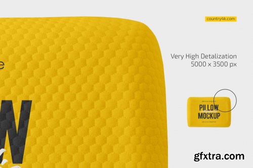 CreativeMarket - Orthopedic Pillow Mockup Set 6732562