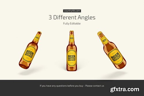 CreativeMarket - Beer Bottle Mockup Set 6597185