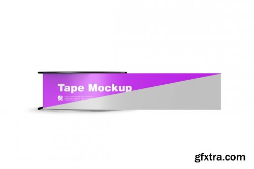 CreativeMarket - Glossy Duct Tape Mockup 5004934