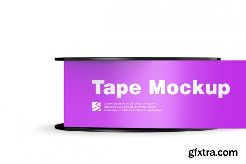 CreativeMarket - Glossy Duct Tape Mockup 5004934