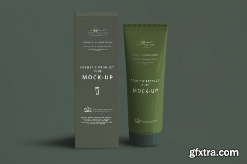 CreativeMarket - Cosmetic Tube Mockup 3054807