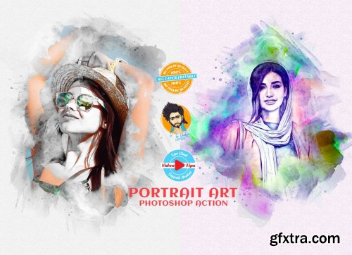 CreativeMarket - Portrait Art Plugin 6506776