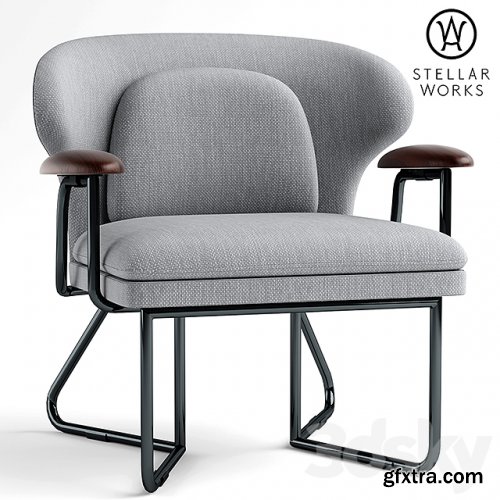  Armchair STELLAR WORKS CHILLAX LOUNGE CHAIR