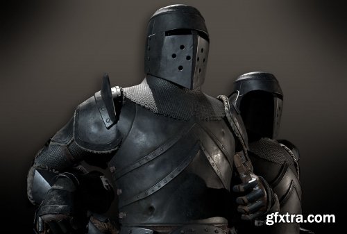 Lowpoly PBR Knight Armour