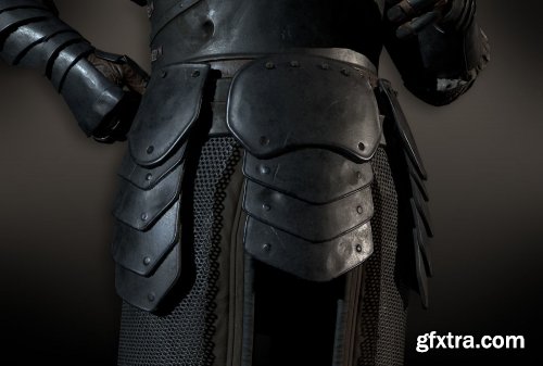 Lowpoly PBR Knight Armour