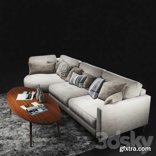 Sofa Fama Opera White