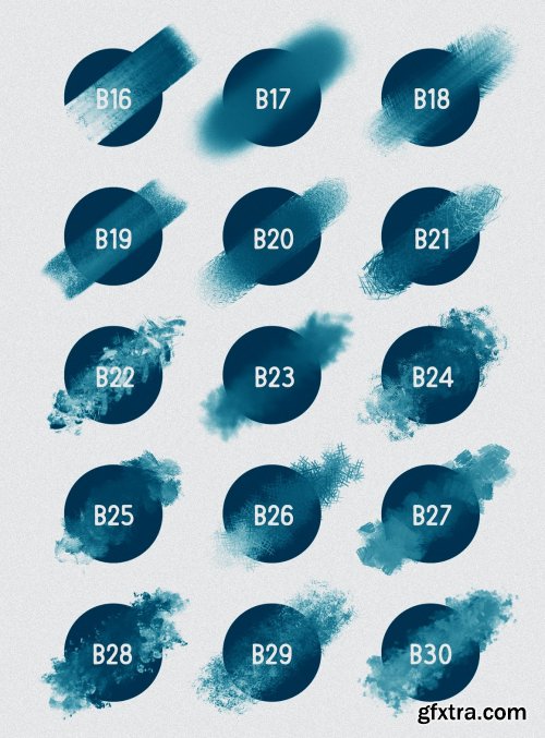 CreativeMarket - BLENDER BRUSHES FOR PROCREATE 3579351