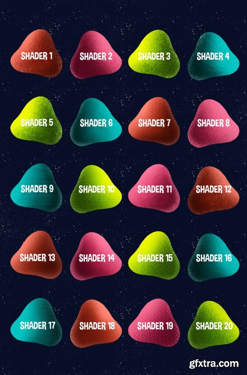 CreativeMarket - SHADER BRUSHES FOR PROCREATE 4540608