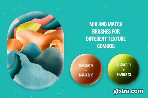 CreativeMarket - SHADER BRUSHES FOR PROCREATE 4540608