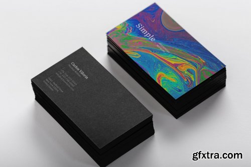 CreativeMarket - Black Business Cards Mockup 01 4498182