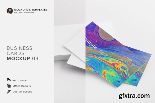 CreativeMarket - Business Cards Mockup 03 4540220