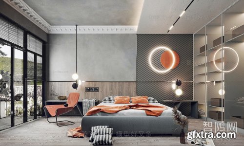 Modern bedroom 756466