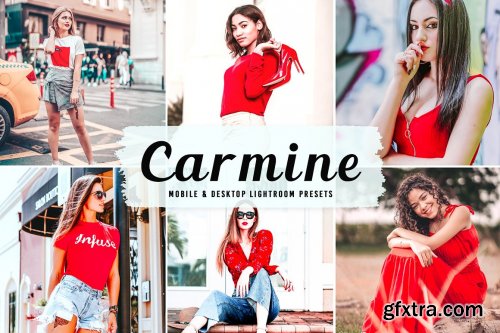 CreativeMarket - Carmine Pro Lightroom Presets 6622411