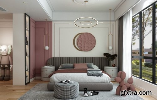 Children Room Interior 03 by Huy Hieu Lee