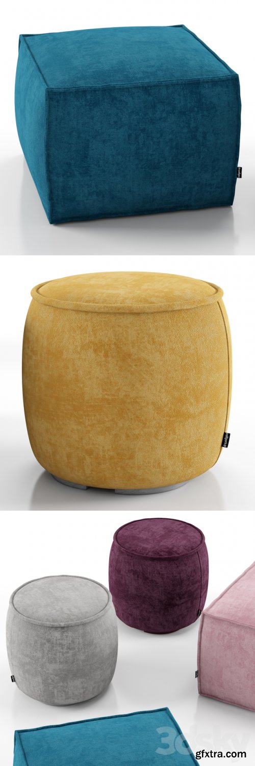 Muffin and Soap ottoman - Calligaris