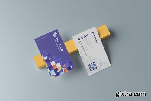 Colorful Business Card Mockup