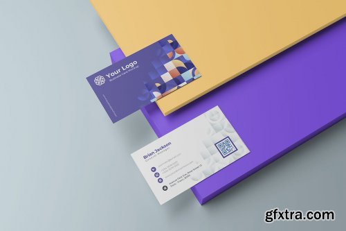 Colorful Business Card Mockup