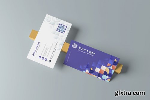 Colorful Business Card Mockup