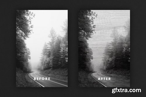 CreativeMarket - Wood Photo Effect for Posters 6801849