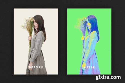 CreativeMarket - Acid Photo Effect for Posters 6791316