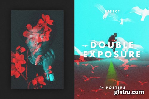 CreativeMarket - Double Exposure Effect for Posters 6790503