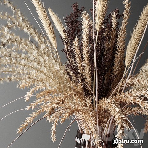 Dried-Flowers-in-a-Decorative-Vase