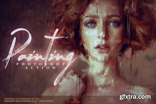 CreativeMarket - Exotic Canvas PS Actions Bundel 6617982