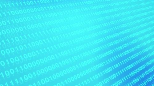 Videohive - Binary code abstract background, digital on screen, coding number, system virtual software computer. - 35273389 - 35273389