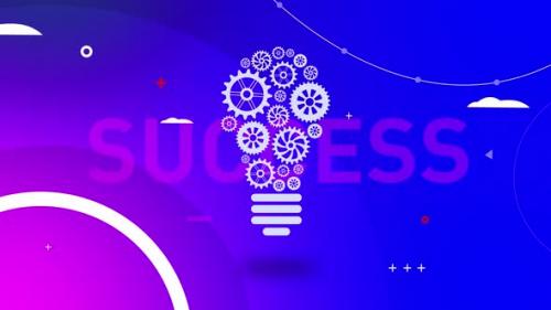 Videohive - Mechanical Infographic Bulb Success - 35293205 - 35293205