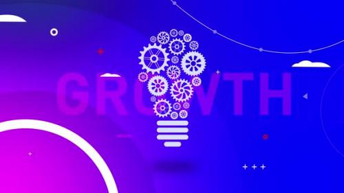 Videohive - Mechanical Infographic Bulb Growth - 35293209 - 35293209