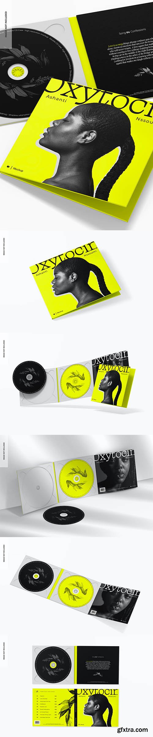 Double cd case mockup