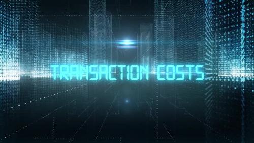 Videohive - Skyscrapers Digital City Economics Word Transaction Costs - 35311067 - 35311067