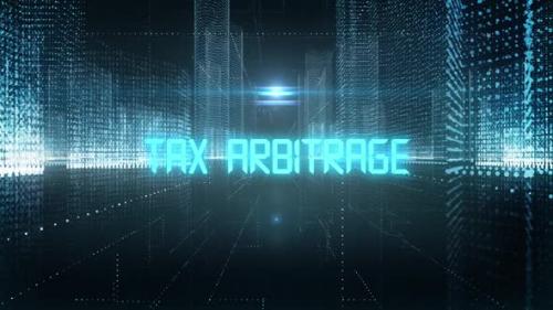 Videohive - Skyscrapers Digital City Economics Word Tax Arbitrage - 35311077 - 35311077