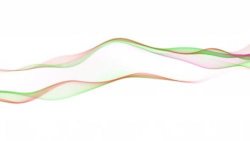 Videohive - Technology Digital Particle Wave Motion On White Background - 35370429 - 35370429