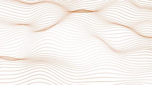 Videohive - Brown Color Particle Line Wave In White Background - 35370431 - 35370431