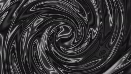 Videohive - Black White Color Silky Twisted Liquid Animated Background - 35370473 - 35370473