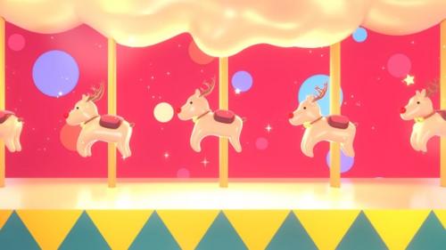 Videohive - Reindeer Merry Go Round - 35372570 - 35372570