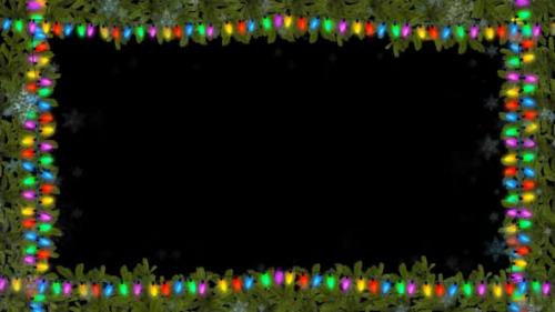 Videohive - Christmas Light Frame - 35290045 - 35290045