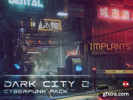 Unity Asset – Dark City2 - Cyberpunk Pack v1.2