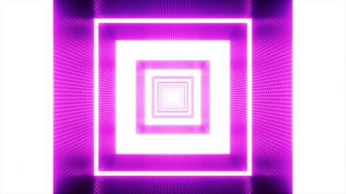 Videohive - Hypnotic Blinking Light Square VJ Tunnel - 35300042 - 35300042