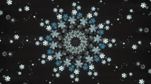 Videohive - Snowflakes Background - 35300606 - 35300606