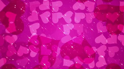 Videohive - Delicate Scarlet Hearts Loop - 35300814 - 35300814