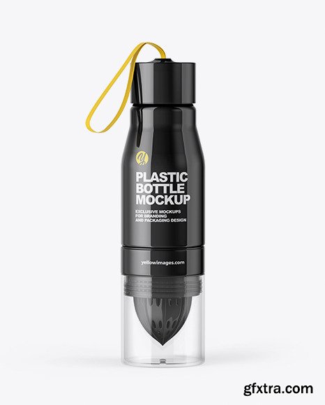 Glossy Water Bottle Mockup 51571