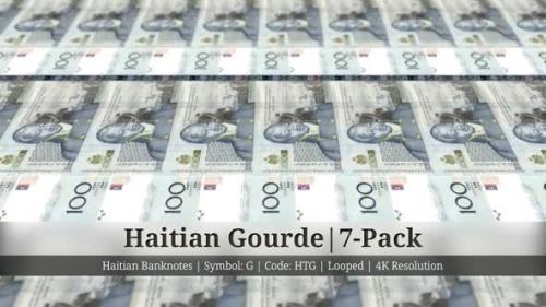 Videohive - Haitian Gourde | Haiti Currency - 7 Pack | 4K Resolution | Looped - 35303619 - 35303619